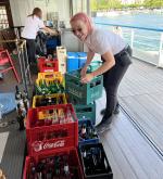 Arbeit nach der Fahrt....